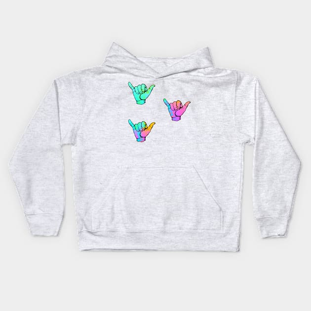 Tiny Lil Shaka Hands Kids Hoodie by lolosenese